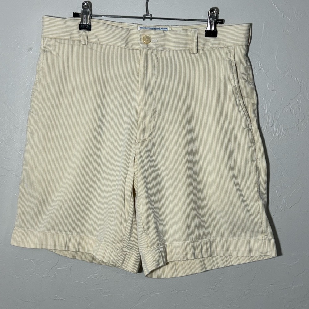 Southern Tide Corded Fish Summertime Shorts‎ Tan Mens 32